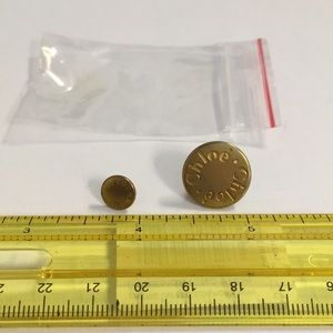 Chloe Metal Jeans Tack Button